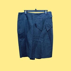 Debbie Shuchat Striped Black & White Women's Skirt Woman’s 12